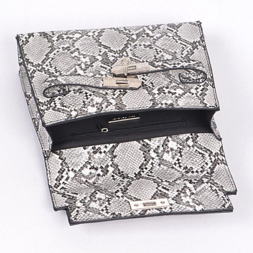 Snakeskin Bag - Grey - Picture 3 of 6